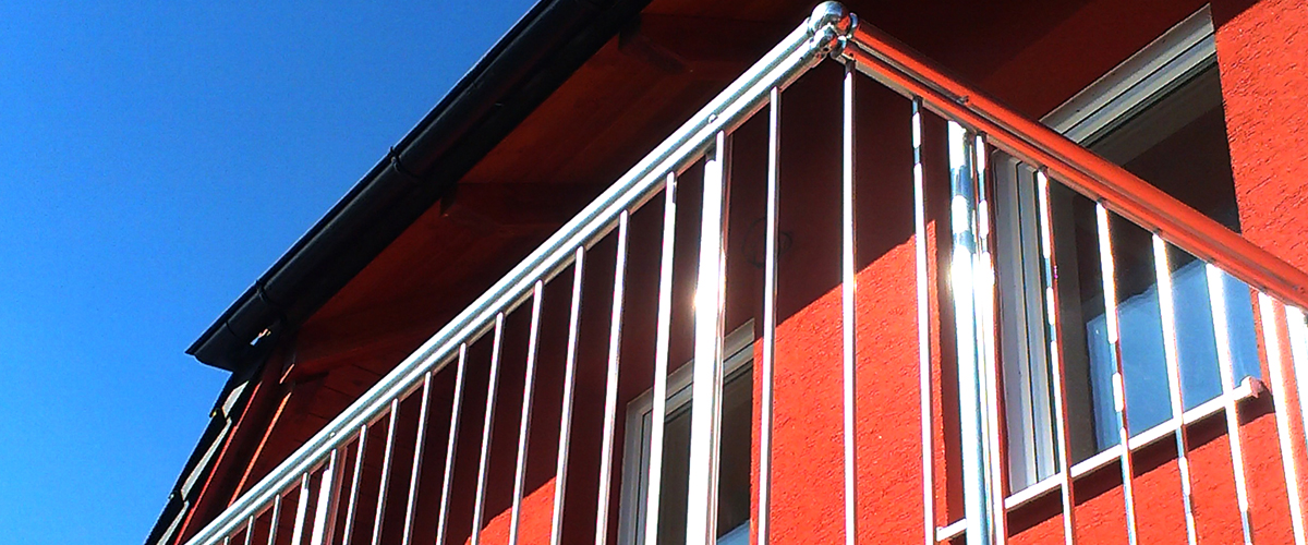 Modulární hliníková zábradlí pro balkony, terasy i schodiště