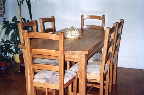 Výroba stoly a židle Rychnov nad Kněžnou - z masivního dřeva a na míru