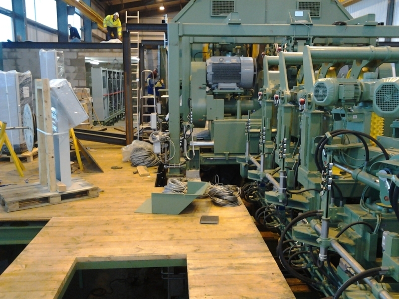 Installation von Sortier- und Verpackungsmaschinen für die Holzverarbeitung, Tschechische Republik