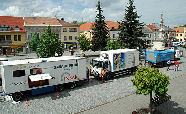 Sanace potrubí, bezvýkopové opravy trubních sítí Olomouc
