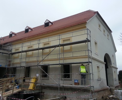 Rekonstrukce fasády, revitalizace v bytových domech Znojmo
