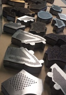 Perforating matrices for the shoe and leather industry - production according to requirements Czech Republic