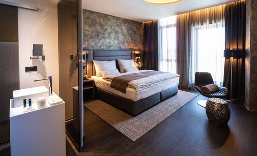 Luxusní hotel, ubytování s výhledem na Olomouc a Svatý Kopeček, soukromé wellness pokoje