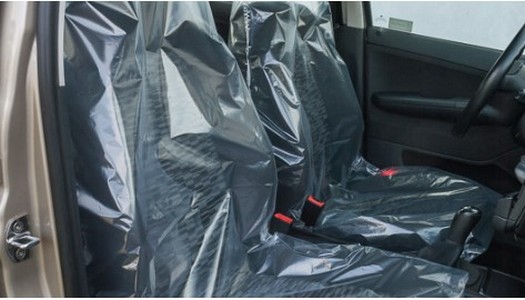 Ochranné polyetylénové povlaky autosedadel fólie na auto sedadla