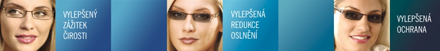 Samozabarvovací brýlové čočky 1+1 zdarma Brno