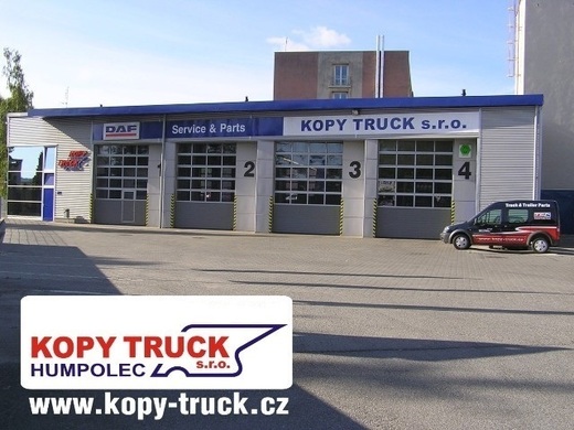 Kopy Truck - parkování nákladních aut, kamionů Humpolec, D1