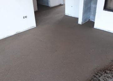 Pokládka betonových podlah pro podlahové vytápění
