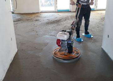 Litá betonová podlaha pro novostavbu a rekonstrukce RD