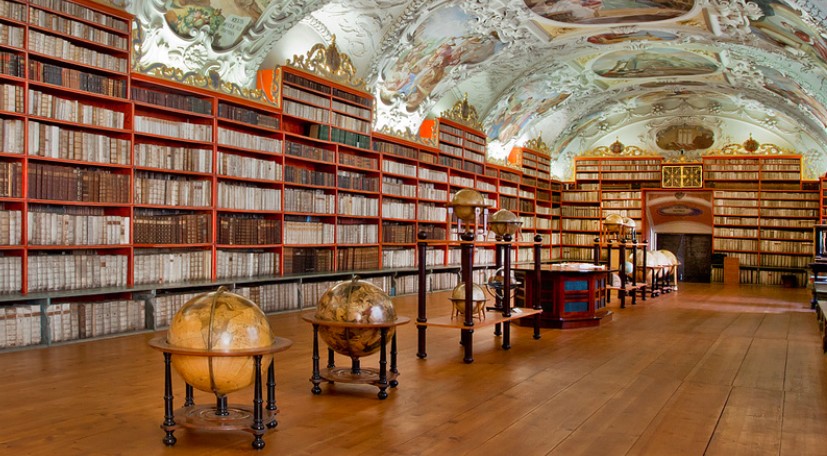 Klášterní knihovna v Praze