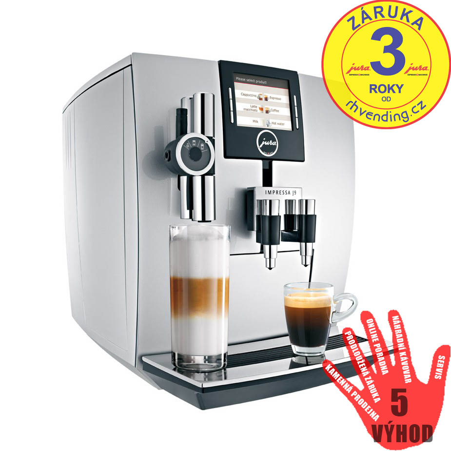 Kávovar JURA Impressa J9 TFT One Touch - revoluce v ovládání
