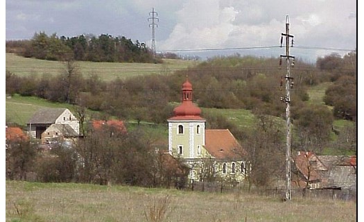 Obec Stebno, okres Ústí nad Labem, Kostel svatých Šimona a Judy