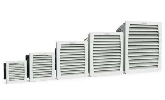 Filtrační ventilátory εCOOL Pfannenberg pro chlazení, regulaci teploty elektrických rozváděčů