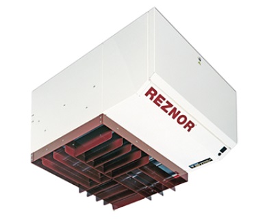 Teplovzdušné systémy Reznor - klimatizační jednotky, plynové ohřívače vzduchu pro průmyslové provozy s nízkým stropem do 4m