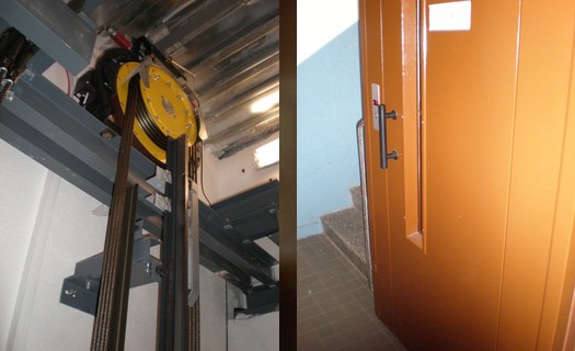 Rekonstrukce a renovace výtahů Cheb, modernizace starších výtahů v panelových domech