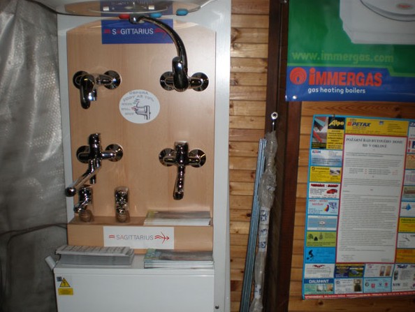 Prodej instalační materiál vodo-topo-plyn, prodejna Mazdex Orlová