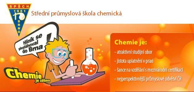 Kam po základní škole,Brno,Střední průmyslová škola chemická Brno