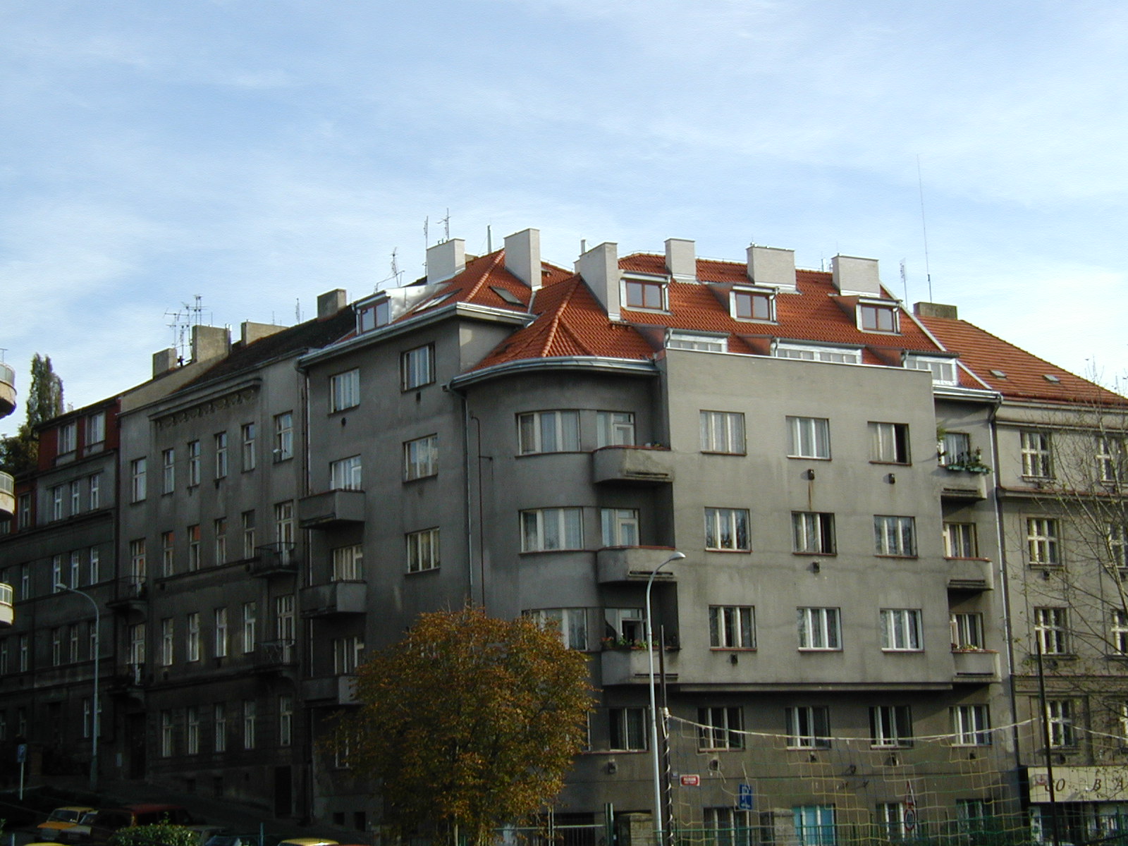 Betonové střechy - činžovní a panelové domy