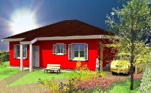Zděné rodinné domy na klíč, nízkoenergetický dům za cenu bytu - výstavba na Moravě
