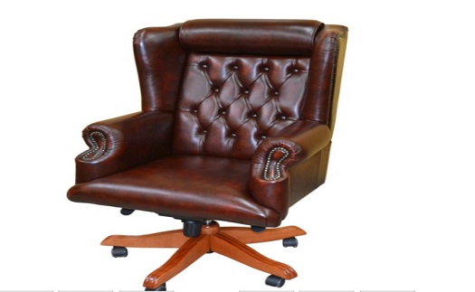 Kožená a čalouněná pracovní křesla, židle pro právnické kanceláře a pracovny