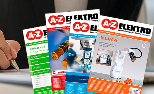Specializovaný časopis A-Z ELEKTRO – novinky z elektro, energetiky