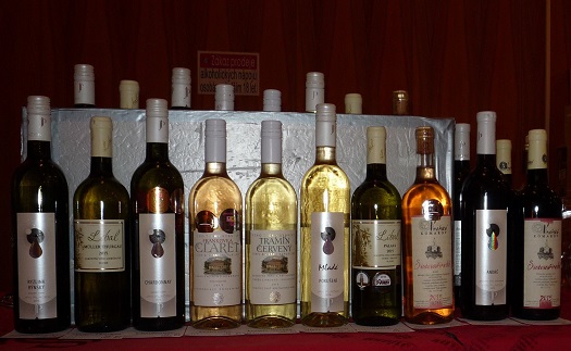Degustační sety vín – vína ze znojemské vinařské podoblasti, sladší polosuchá vína