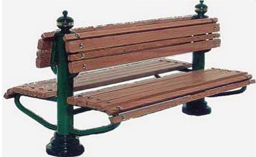 Odolné lavičky pro veřejná místa Zábřeh