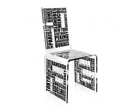 Stylová akrylátová židle