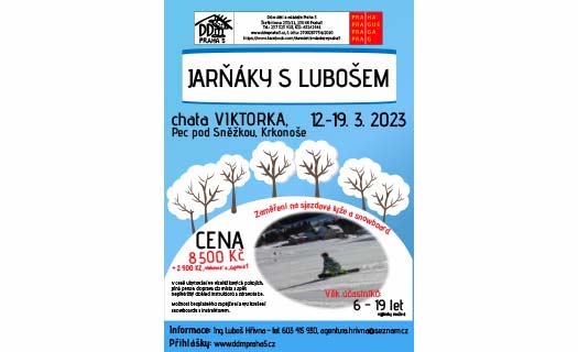 Jarní prázdniny na Viktorce v Peci pod Sněžkou: termín od 12.března 2023 do 19.března 2023