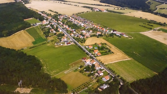 Jihomoravská obec Říčky nedaleko Brna