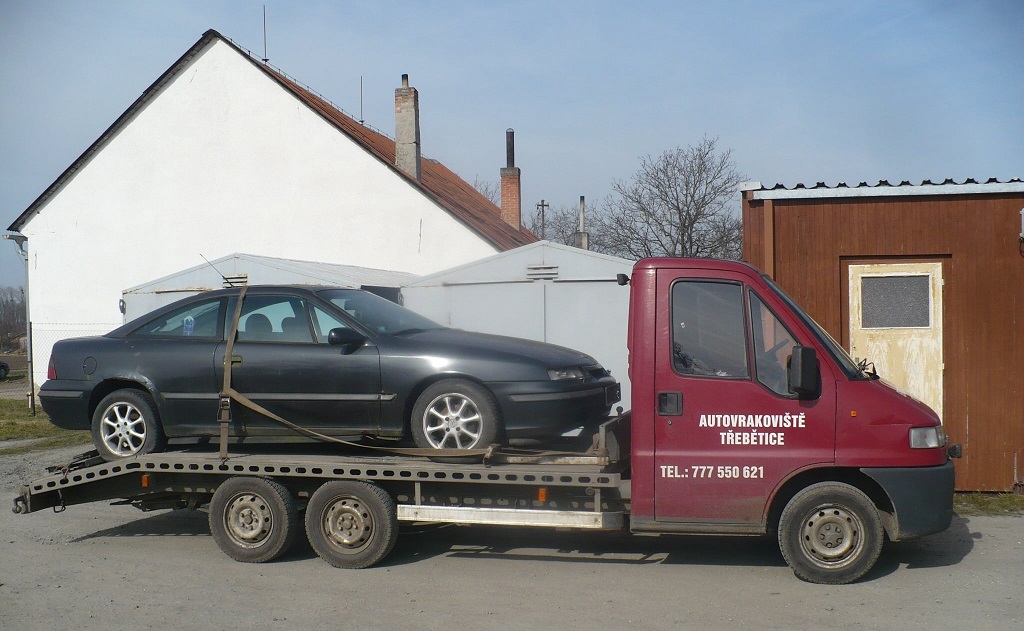 Eko likvidace osobního vozidla, dodávky na Moravě včetně odvozu nepojízdného automobilu