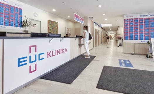 EUC Klinika Zlín, ambulantní a prémiové lékařské služby, lékárna, mamodiagnostické centrum