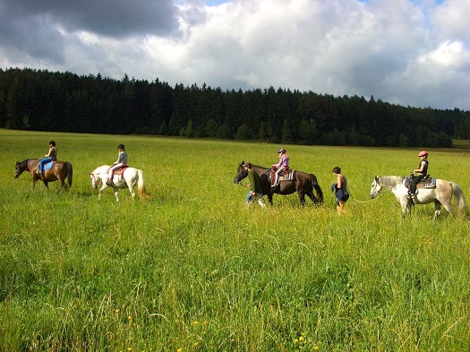 Jízdy na koních a ubytování pro rodiny s dětmi na malebné Farmě Malenice
