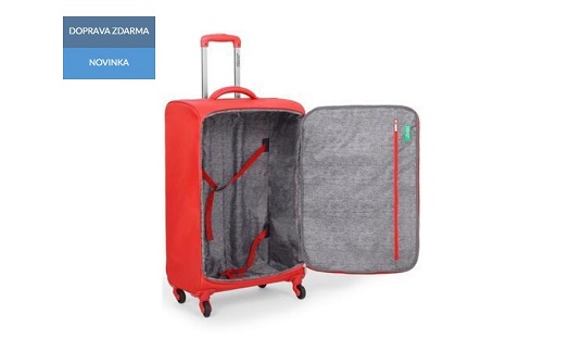 Palubní, cestovní zavazadla Benetton, UCB. Marina Galanti