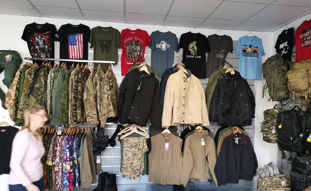 Army shop - prodejna a eshop zaměřený na armádní, taktické, street oblečení