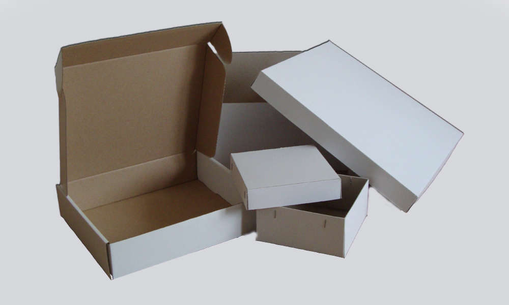 Různé druhy kartonových krabic z vlnité nebo hladké lepenky vhodné pro majitele e-shopu