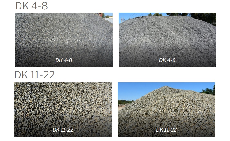 drcené kamenivo frakce 4-8, 11-22 - pod zámkovou dlažbu, na chodníky, parkoviště