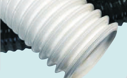 transparentní hadice s ocelovou poměděnou spirálou WIRE PVC