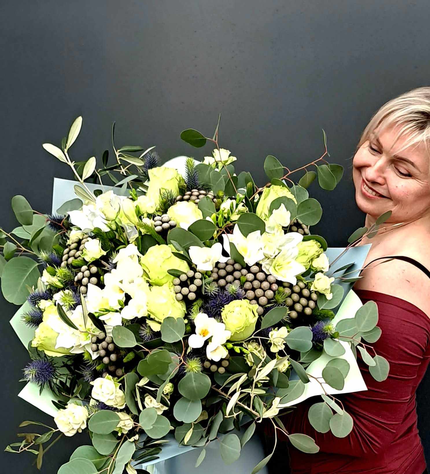 Gratulační kytice k narozeninám, výročí, promoci Opava, Krnov