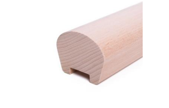 Dřevěné rovná madla k do zábradlí – zakázková výroba stylových ukočení a úchytů madel