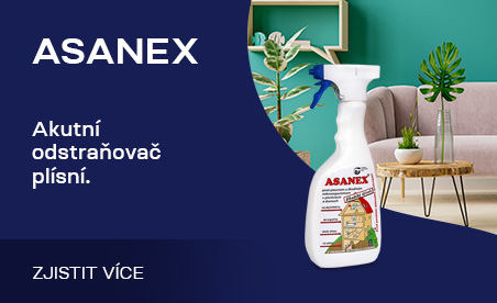 Sprej proti plísni ASANEX® - Antimikrobiální přípravek vhodný k akutní likvidaci plísně