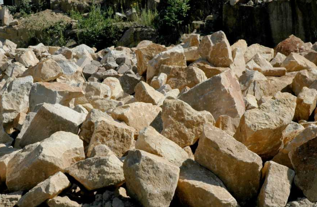 Přírodní pískovcový kámen na tvorbu potůčků