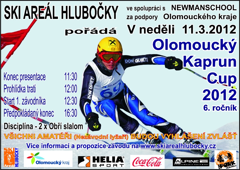 Olomoucký Kaprun Cup 2012, obří slalom Hlubočky