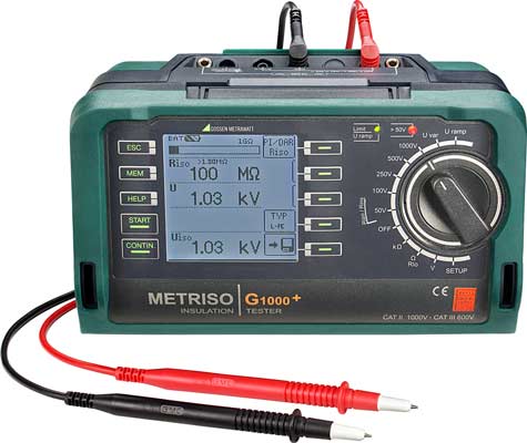Digitální přístroj pro měření izolací METRISO G1000+