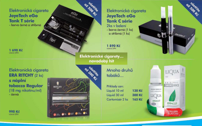 Elektronické cigarety a příslušenství