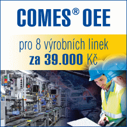 Aplikace OEE pro výrobní linky - zvýhodněná nabídka do konce roku 2012 - 8 výrobních linek za cenu 39 000 Kč