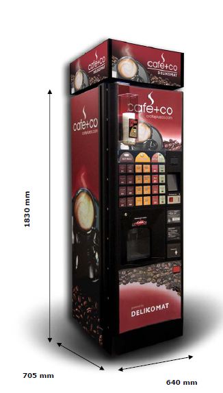 Nápojový automat X1/E6 – COFFEE TO GO