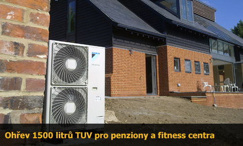 Ohřev TUV pro hotely, penziony a fitness centra