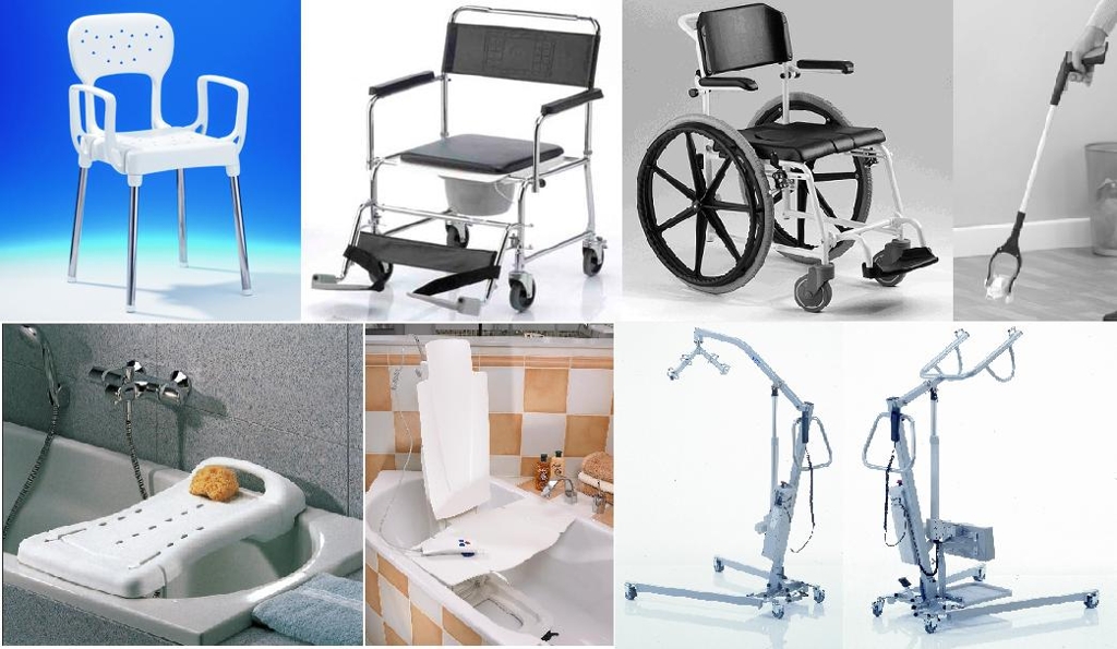 Repasované invalidní vozíky.