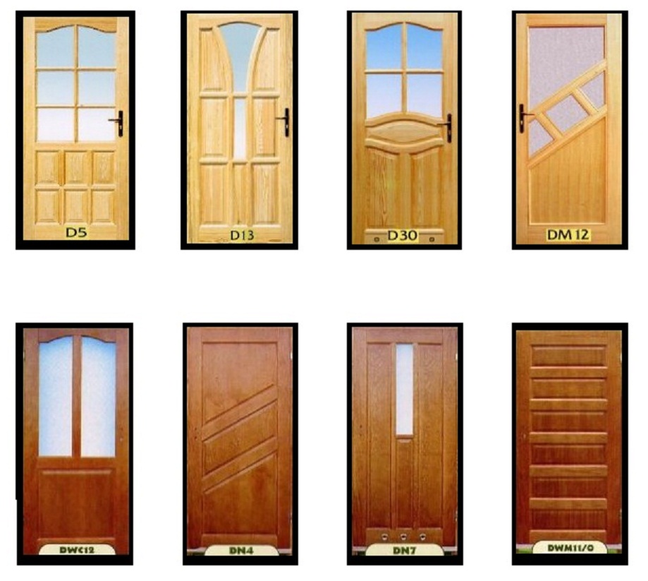 Drevene dvere masiv - Okná a dvere