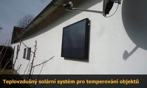 Solární systémy pro vysoušení objektů.